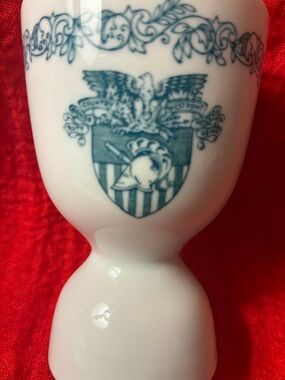 West Point ceramic double egg cup.